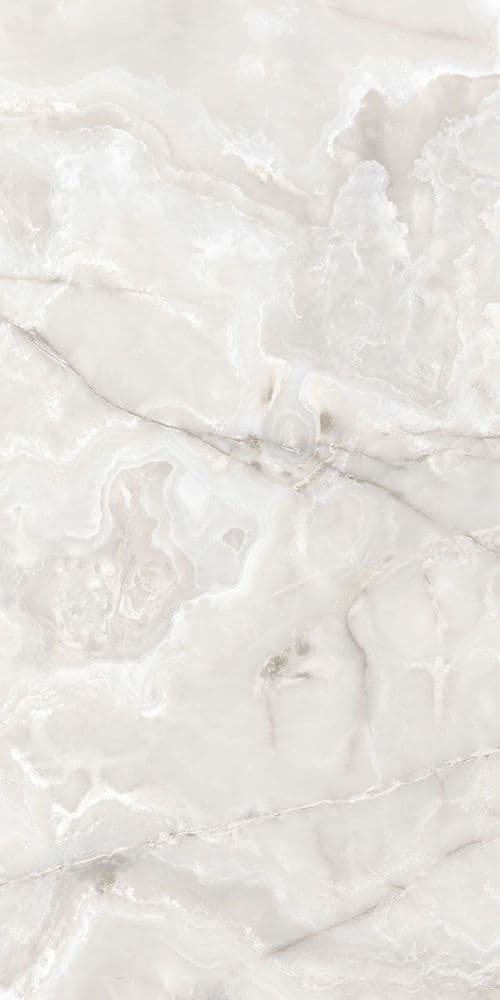ONYX&MORE WHITE ONYX GLO 6MM R 160X320