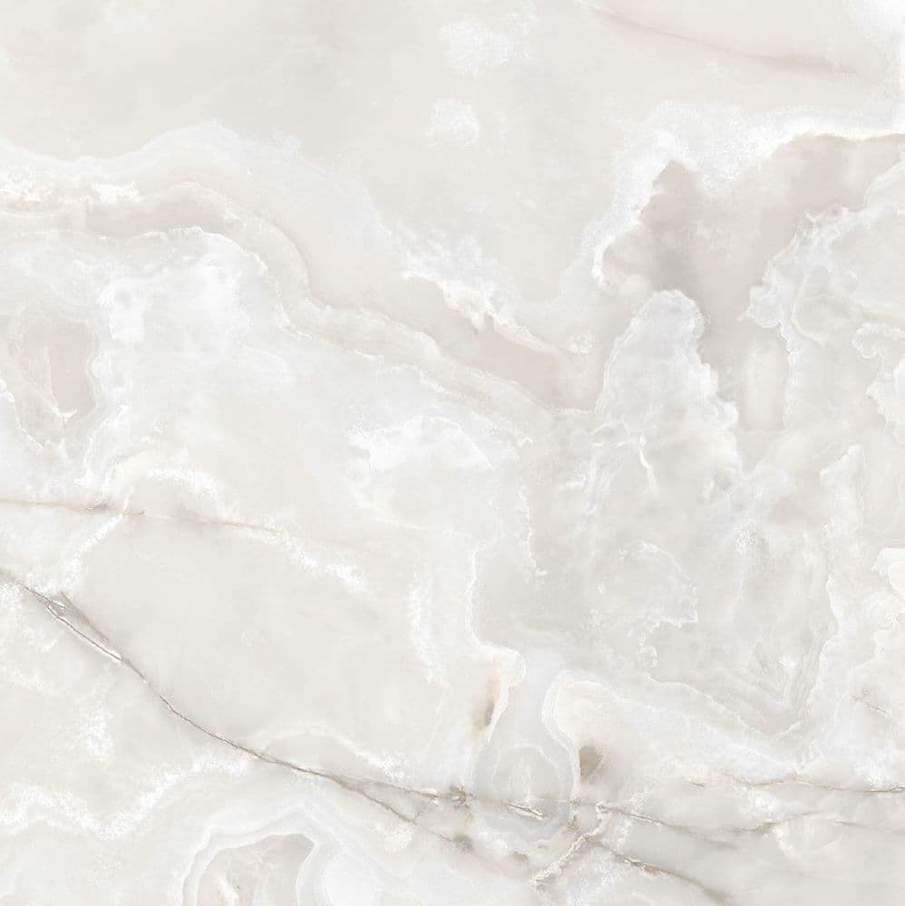 ONYX&MORE WHITE ONYX GLO 6MM R 160X160