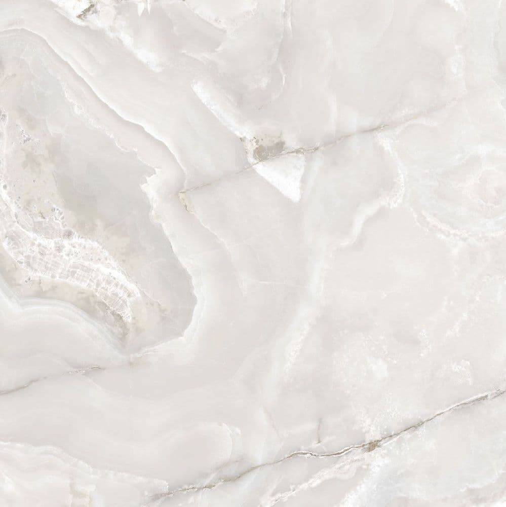 ONYX&MORE WHITE ONYX GLO 6MM R 160X160