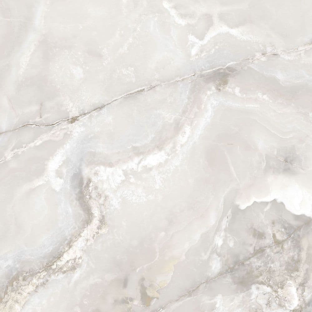 ONYX&MORE WHITE ONYX GLO 6MM R 160X160
