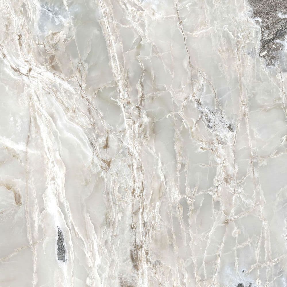 ONYX&MORE SILVER BLEND SATIN 6MM R 160X160