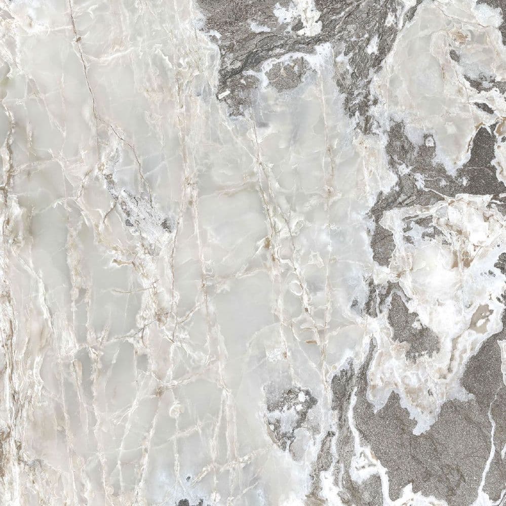 ONYX&MORE SILVER BLEND SATIN 6MM R 160X160