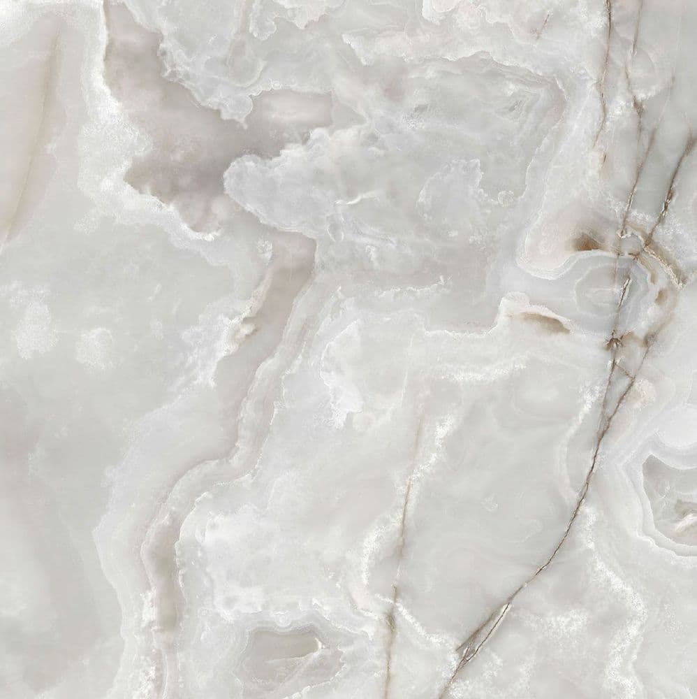 ONYX&MORE SILVER ONYX SATIN 6MM R 160X160