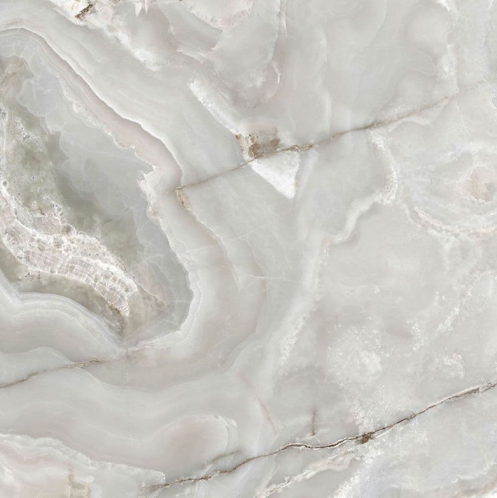 ONYX&MORE SILVER ONYX SATIN 6MM R 160X160