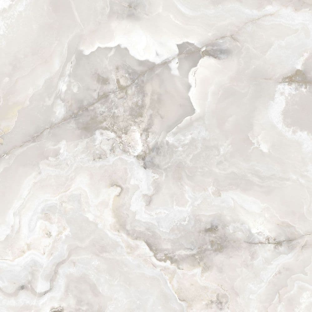 ONYX&MORE WHITE ONYX SATIN 6MM R 160X160