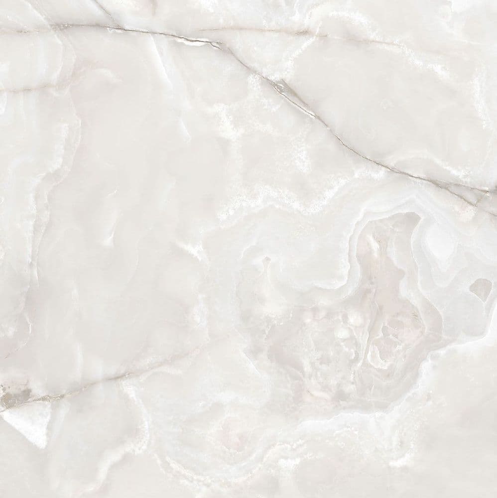 ONYX&MORE WHITE ONYX SATIN 6MM R 160X160