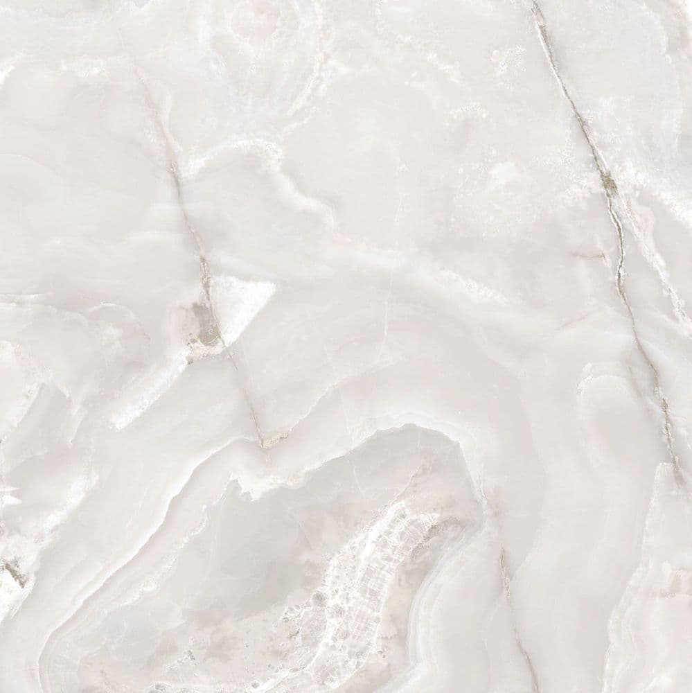 ONYX&MORE WHITE ONYX SATIN 6MM R 160X160