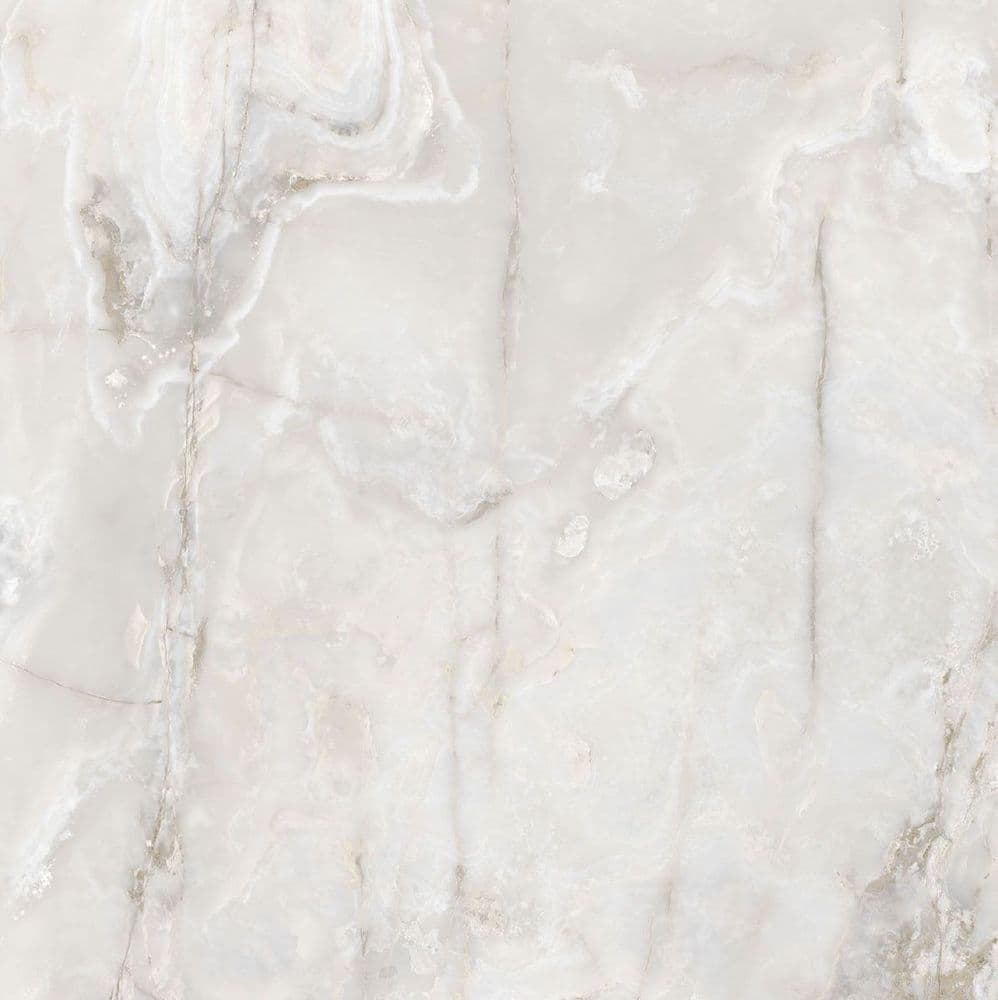 ONYX&MORE WHITE ONYX SATIN 6MM R 160X160