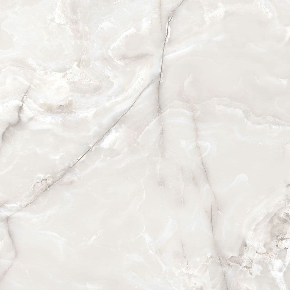ONYX&MORE WHITE ONYX SATIN 6MM R 160X160