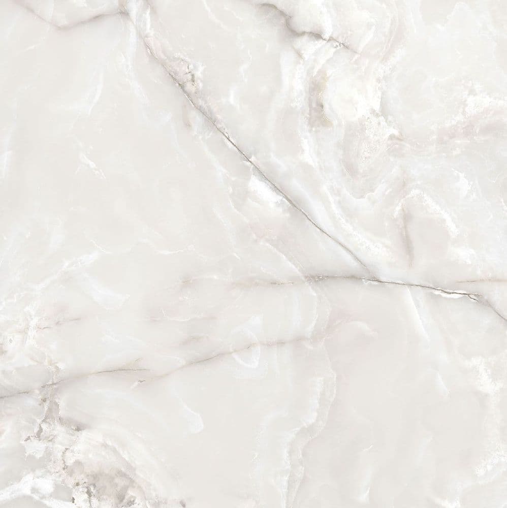 ONYX&MORE WHITE ONYX SATIN 6MM R 160X160