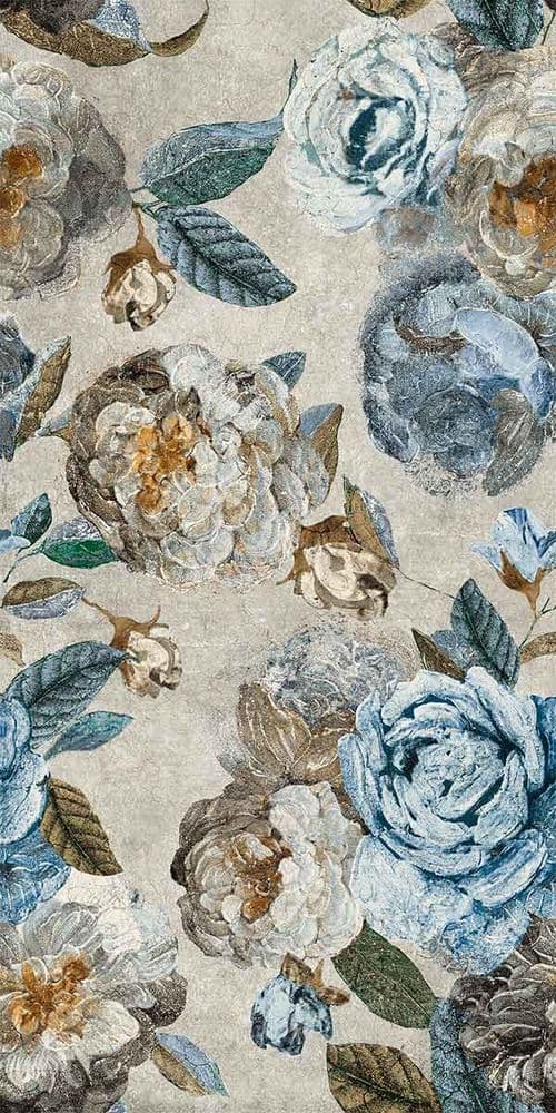 ALCHYMIE FLOWERY GREY NAT RET 60X120
