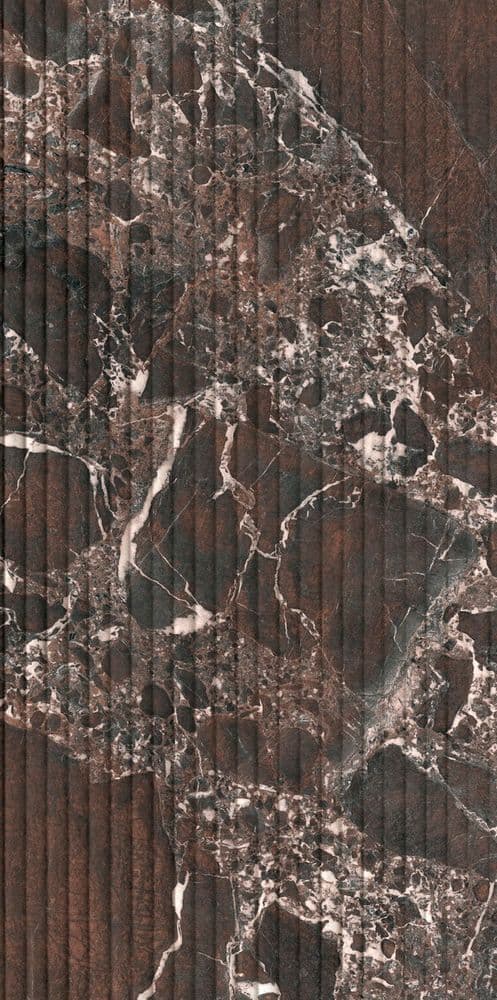 GLAM BAROQUE RED GROOVE 60X120