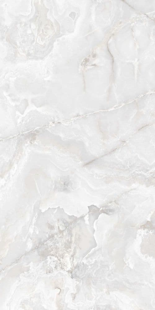 ONYX&MORE WHITE ONYX SATIN 6MM R 120x240