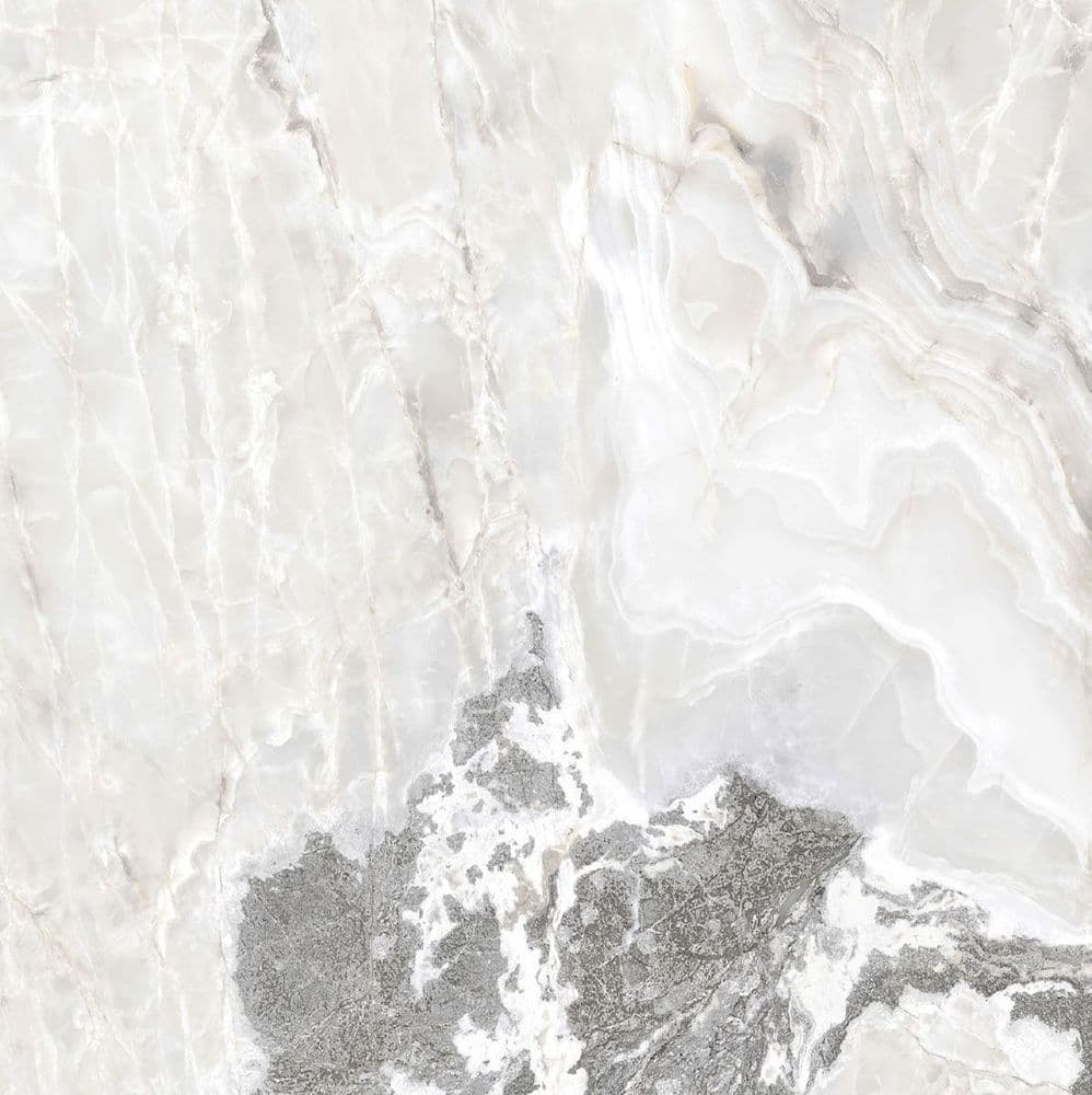 ONYX&MORE WHITE BLEND GLO 6MM R 120x120