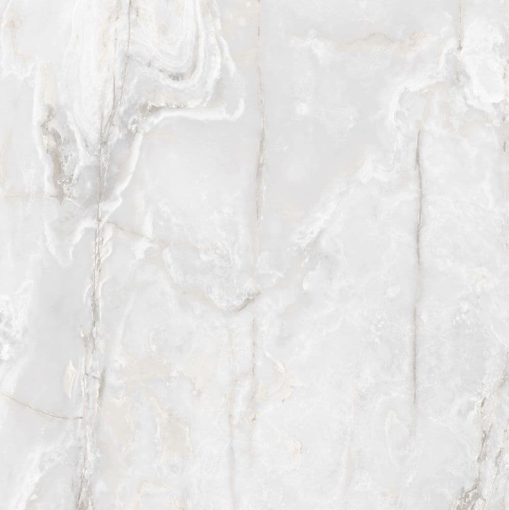 ONYX&MORE WHITE ONYX SATIN 6MM R 120x120