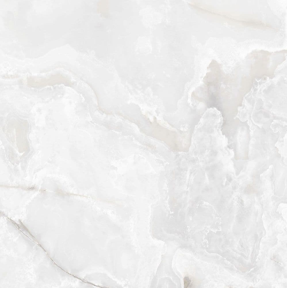 ONYX&MORE WHITE ONYX SATIN 6MM R 120x120