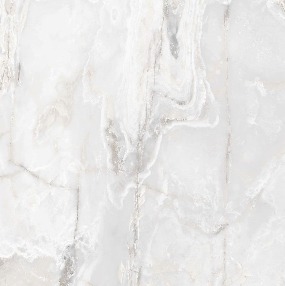 ONYX&MORE WHITE ONYX SATIN 6MM R 120x120