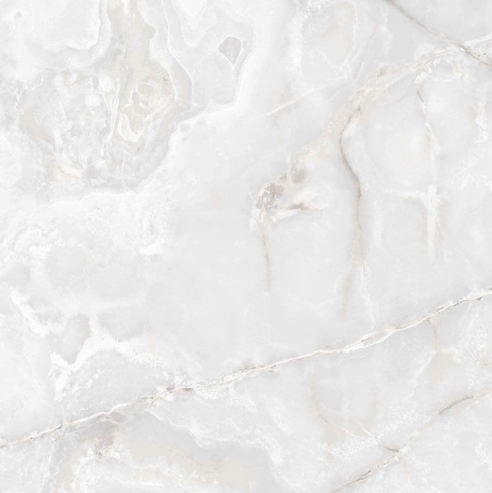 ONYX&MORE WHITE ONYX SATIN 6MM R 120x120
