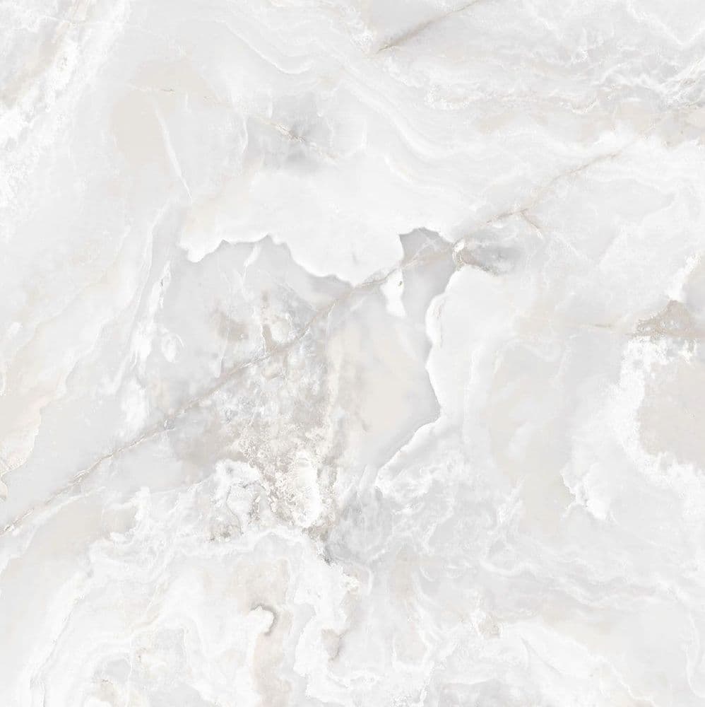 ONYX&MORE WHITE ONYX SATIN 6MM R 120x120