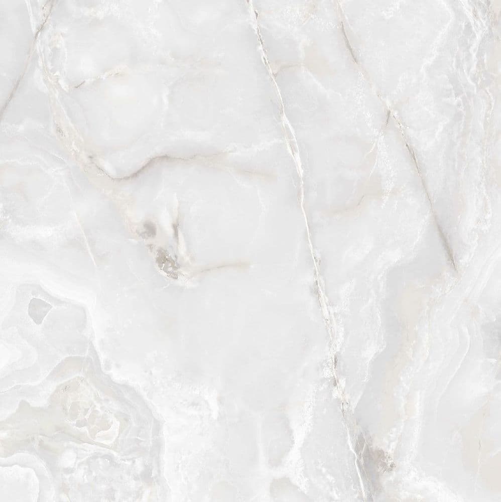 ONYX&MORE WHITE ONYX SATIN 6MM R 120x120