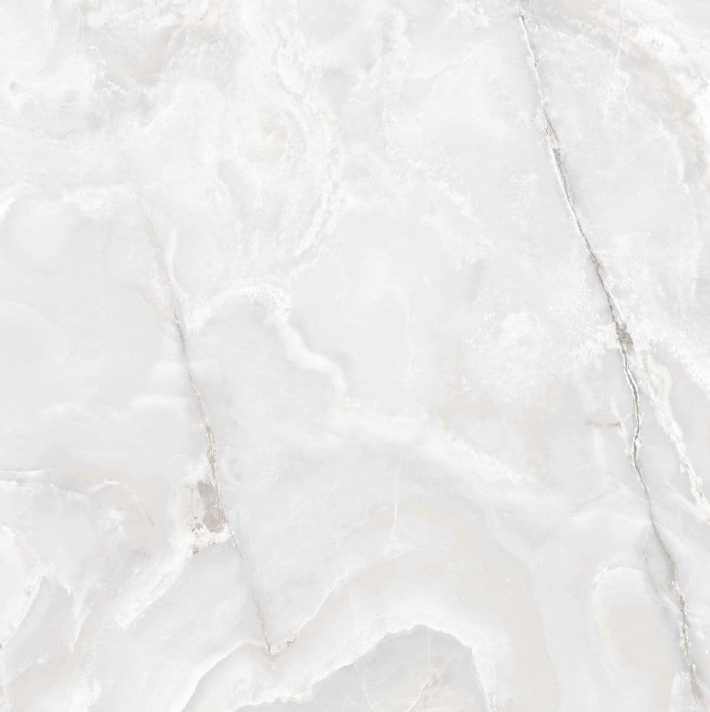 ONYX&MORE WHITE ONYX SATIN 6MM R 120x120