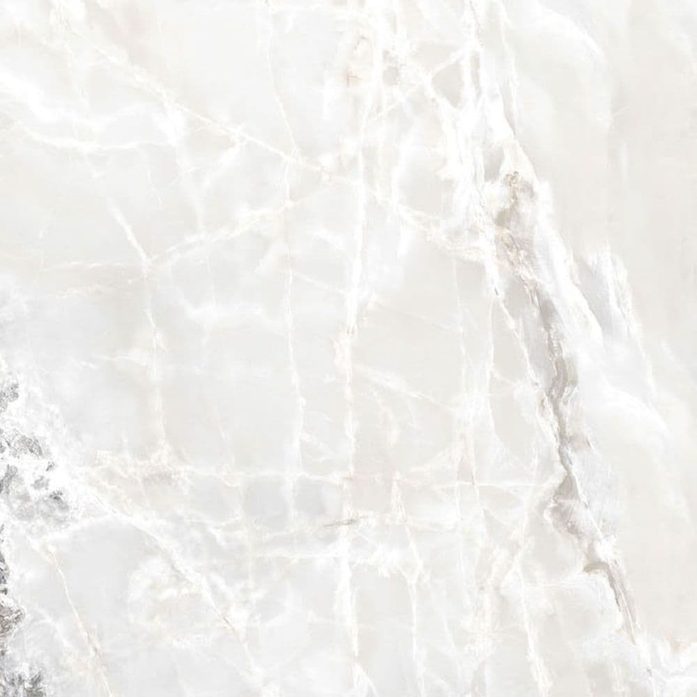 ONYX&MORE WHITE BLEND SATIN 6MM 80x80 RET