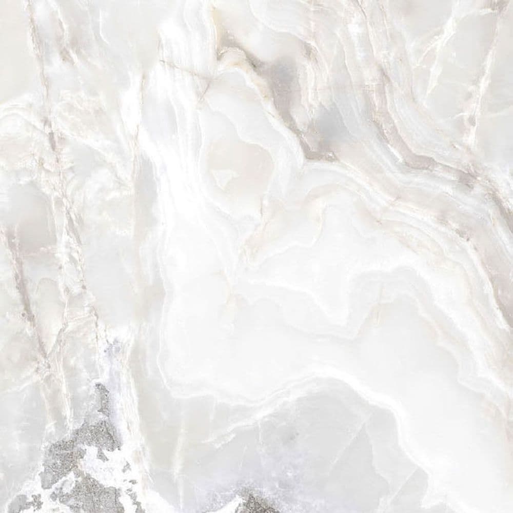 ONYX&MORE WHITE BLEND SATIN 6MM 80x80 RET