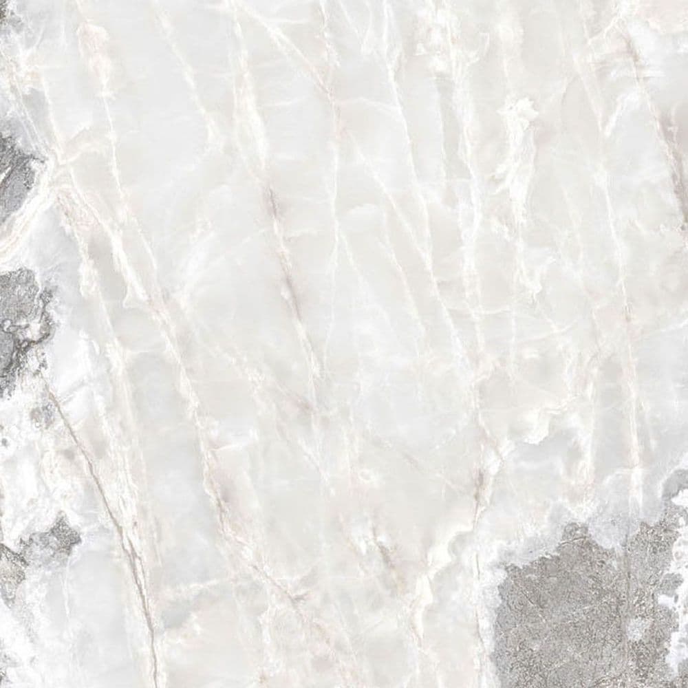 ONYX&MORE WHITE BLEND SATIN 6MM 80x80 RET