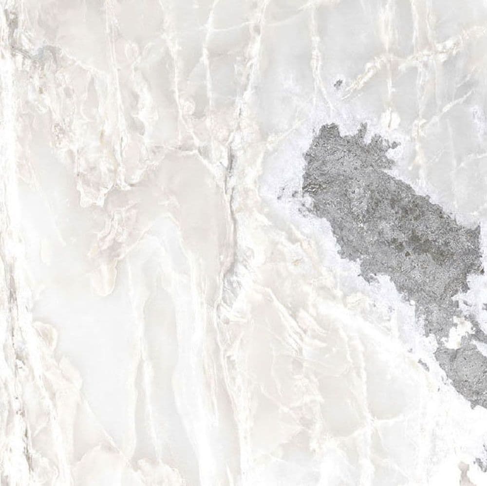 ONYX&MORE WHITE BLEND SATIN 6MM 80x80 RET