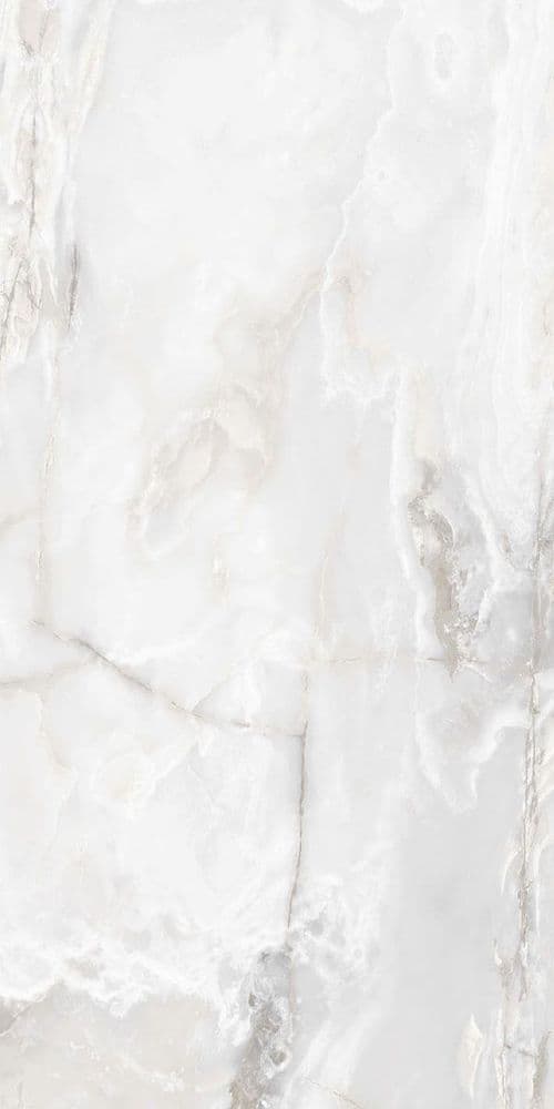 ONYX&MORE WHITE ONYX GLO 6MM R 60x120