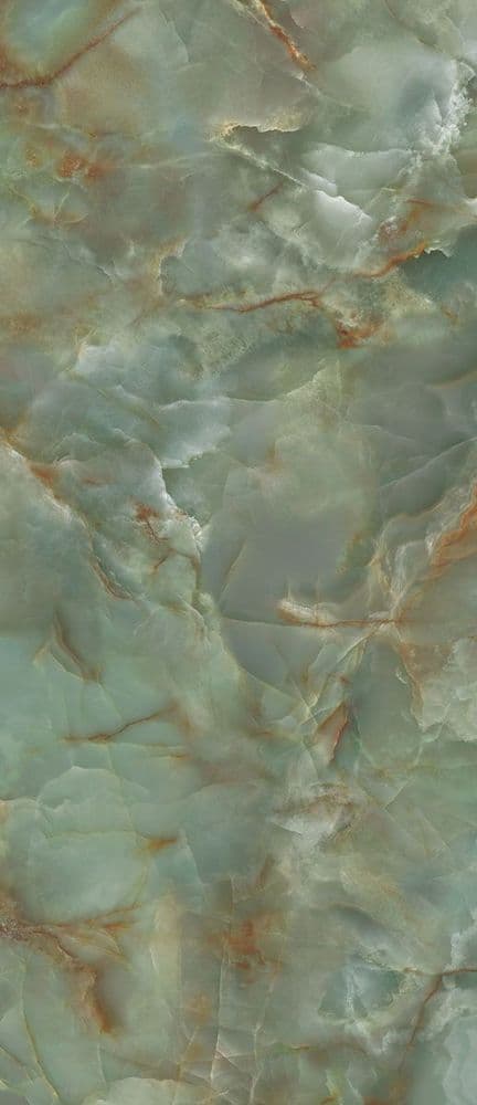 ONYX GREEN POLISHED CRYSTAL 120X278 6 mm