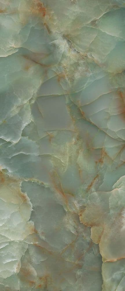 ONYX GREEN POLISHED CRYSTAL 120X278 6 mm