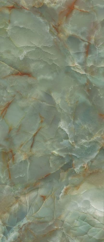 ONYX GREEN POLISHED CRYSTAL 120X278 6 mm