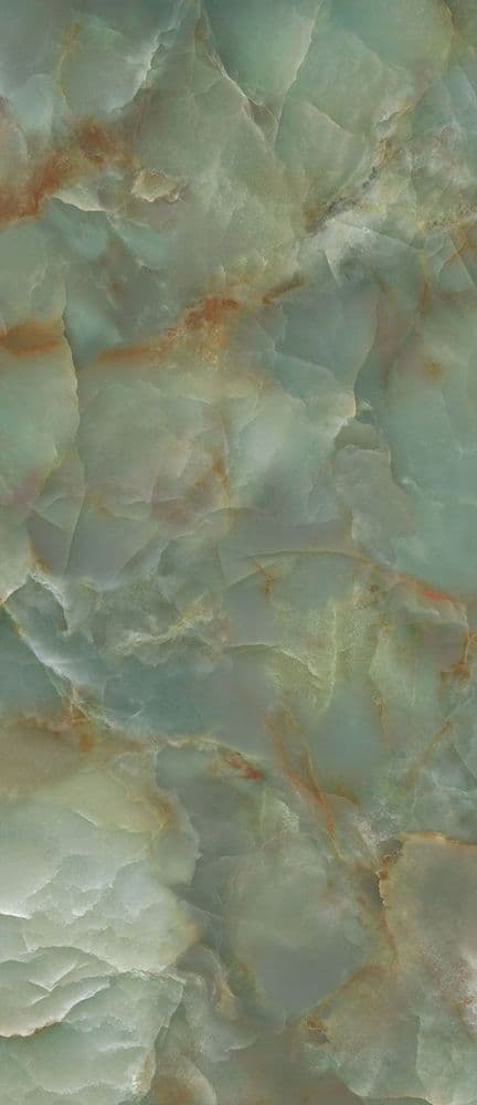 ONYX GREEN POLISHED CRYSTAL 120X278 6 mm