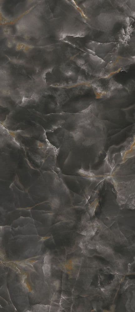 ONYX BLACK POLISHED CRYSTAL 120X278 6 mm