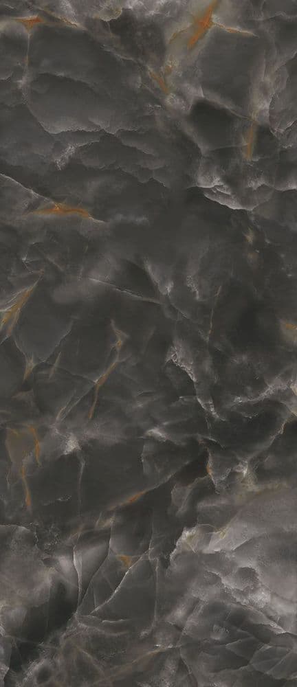 ONYX BLACK POLISHED CRYSTAL 120X278 6 mm