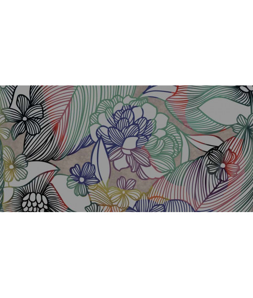 Керамическая плитка  W&S D+ CP4 SIXTIES DARK   120X240