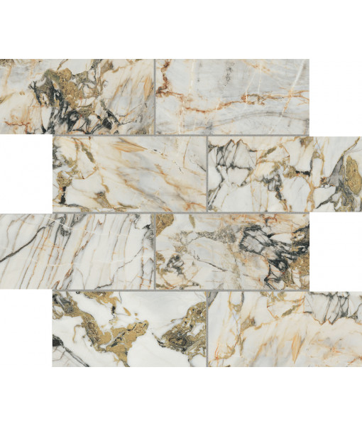 Мозаика ETOILE SYMPHONIE GLO 6MM MUR 7,5X15