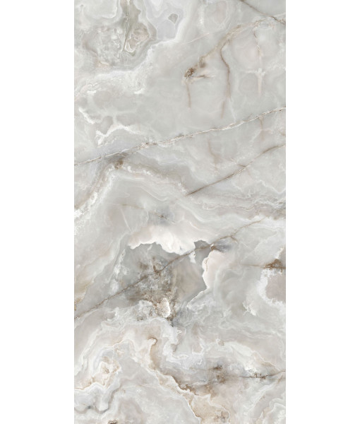 Керамогранит  ONYX&MORE SILVER ONYX GLO 6MM R 160X320