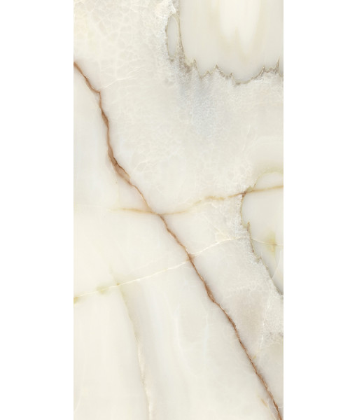 Керамогранит  BIJOUX ONYX BLANCHE GLO 6MM R	60X120