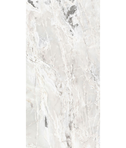 Керамогранит  ONYX&MORE WHITE BLEND SATIN 6MM R  120x240