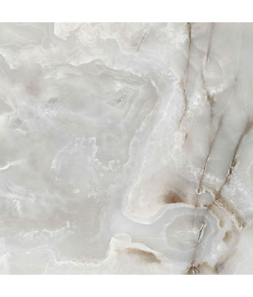 Керамогранит  ONYX&MORE SILVER ONYX SATIN 6MM 80x80 RET