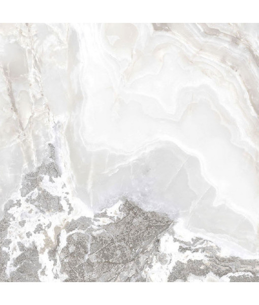 Керамогранит  ONYX&MORE WHITE BLEND SATIN 6MM 80x80 RET